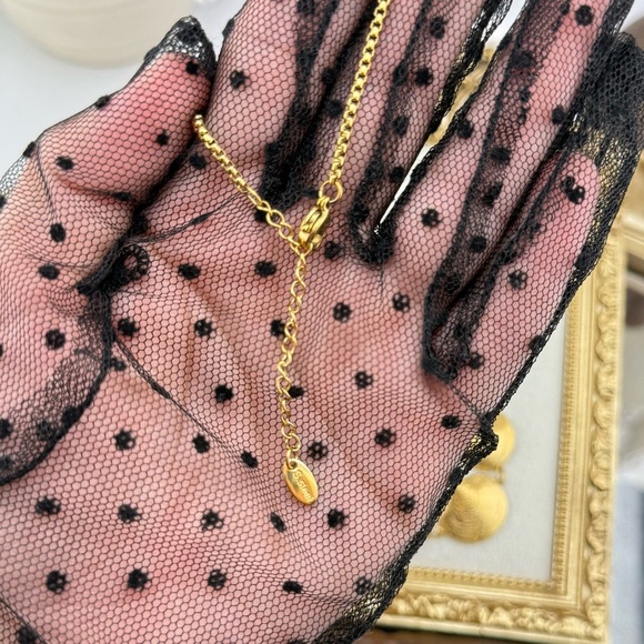 Gold Seashell Statement Necklace & Earring Set – Stainless Steel, PVD Plated - Picture 15 of 16